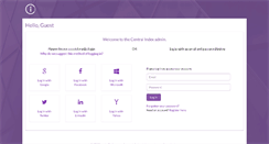 Desktop Screenshot of admin.centralindex.com